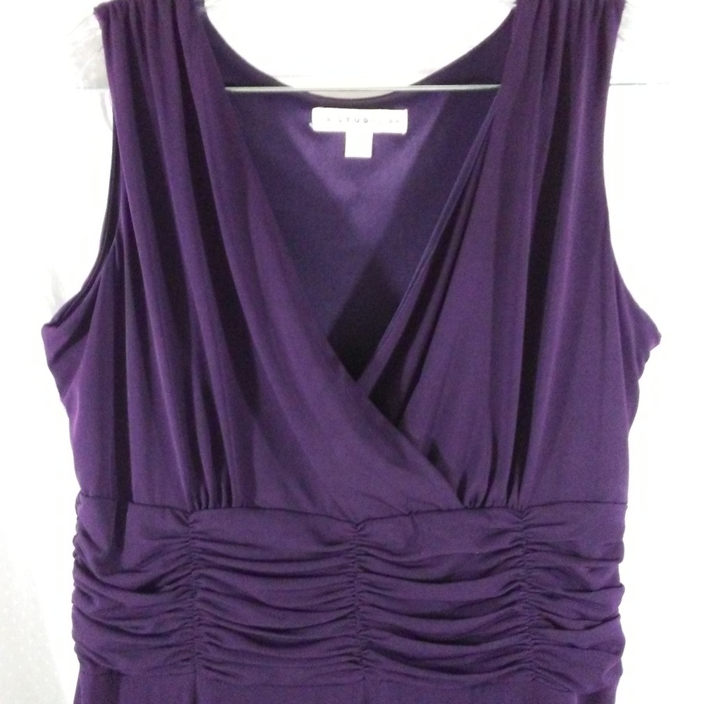 AA Studio Plum Purple Cocktail Dress